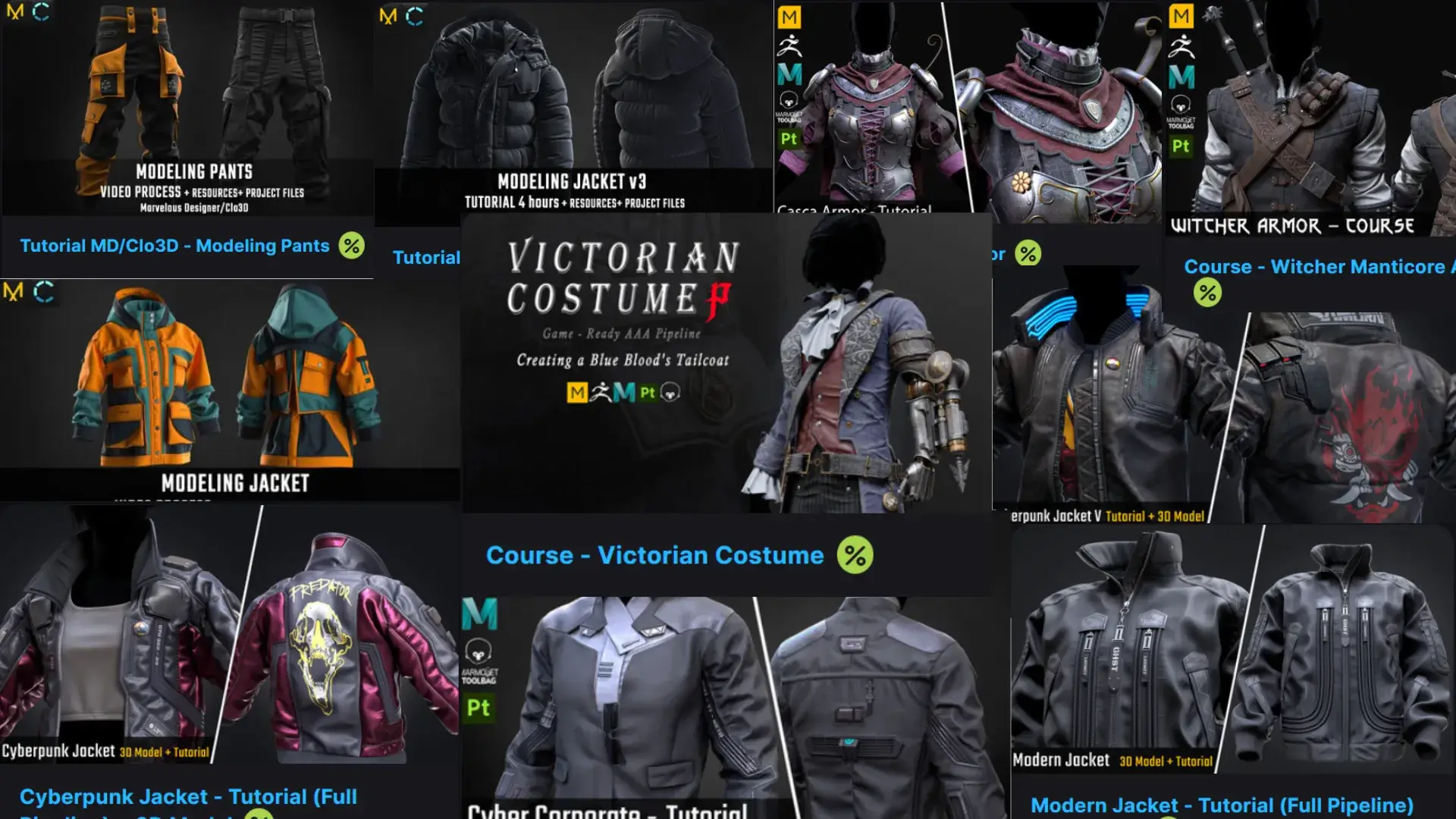 FlippedNormals - 服装与盔甲教程 资源合集