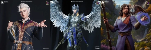 布尔卡曼斯雕塑工坊：《博德之门 3》雕像收藏系列 3D打印文件