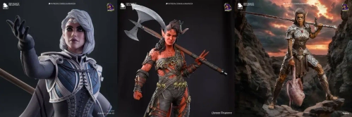 布尔卡曼斯雕塑工坊：《博德之门 3》雕像收藏系列 3D打印文件