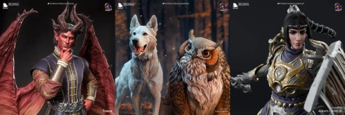 布尔卡曼斯雕塑工坊：《博德之门 3》雕像收藏系列 3D打印文件