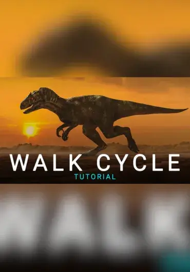 Sophoria Academy – 暴虐霸王龙行走循环动画