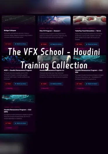 The VFX School – Houdini 教程合集