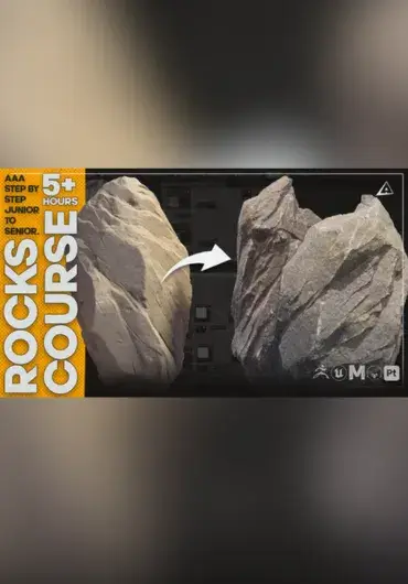 Gumroad – 3A游戏级石头制作教程