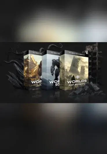 数字绘景素材合集(末日废墟，科幻，星球)