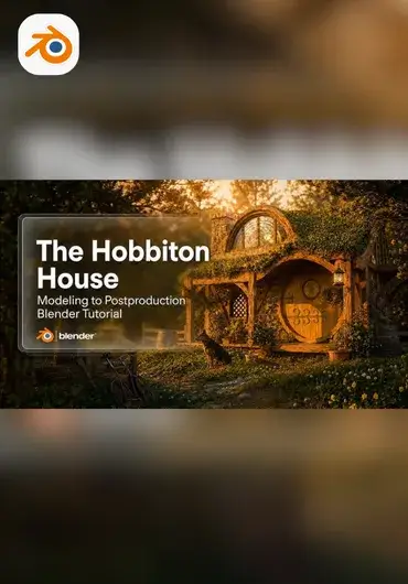 Artstation – Blender 霍比特人风格小屋全流程