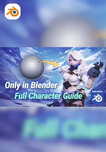 Gumroad – Blender冰雪女孩制作全流程